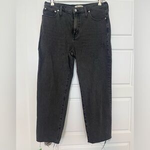 Madewell black jeans, the perfect vintage size 31P
